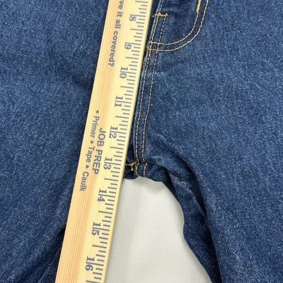 Vibes Gold Label Mens Dark Wash Denim Jean Shorts VIBESGL Blue 35W Skater Y2K - Picture 4 of 6